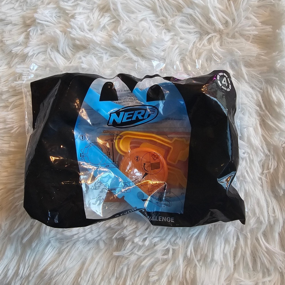 McDonalds Nerf Happy Meal Toy 2023‎ Launch Part 4 New Sealed Blue